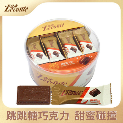 金帝跳跳糖牛奶巧克力碗装140g