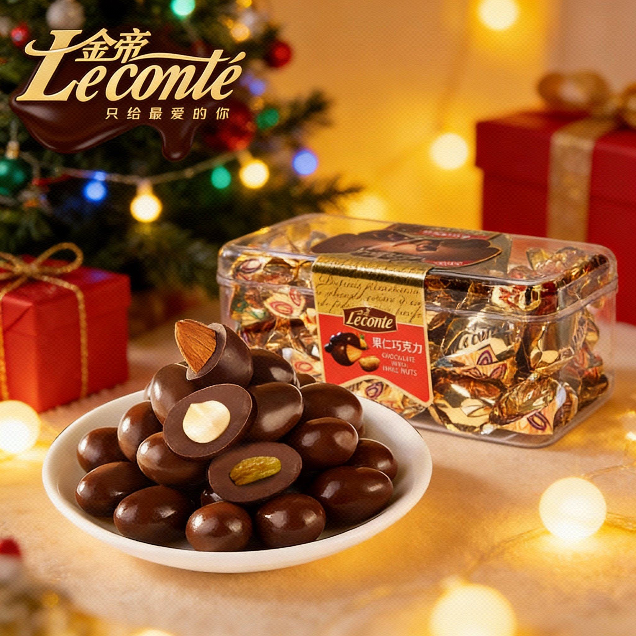 金帝果仁夹心巧克力礼盒装混合口味巴旦木葡萄干榛子休闲零食92g,零食/坚果/特产,果仁巧克力,淘宝优惠券,粉丝福利购,淘宝优惠卷