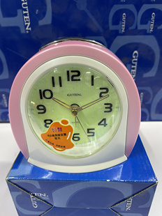 金钟宝 GUTEN闹钟床头静音卧室儿童学生夜光可用大电池更省电