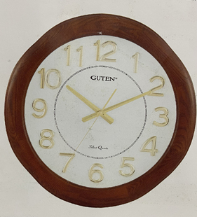 金钟宝大号圆实木精工机芯挂钟欧式挂表客厅石英钟表静音卧室时钟