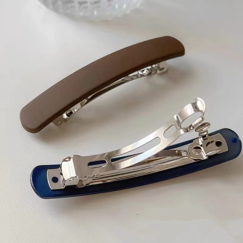 简约磨砂夹子头饰女后脑勺一字夹发卡时尚气质弹簧夹纯色发夹顶夹,饰品/流行首饰/时尚饰品新,民族风发饰,淘宝优惠券,粉丝福利购,淘宝优惠卷