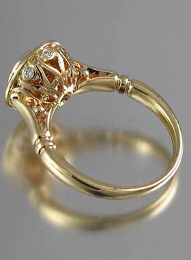 华杰欧美时尚流行风尚对戒铜镀14k金套戒速卖通eBay热卖新款戒指