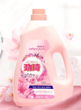 劲琦香水香氛洗衣液5L/4桶香气护色馨香持久留香深层去污渍无磷家