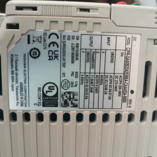 议价安川GA500变频器 CIPR-GA50B2042EBB可维修