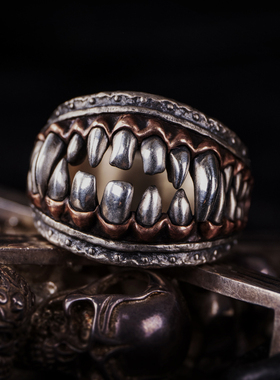 vulcan伏尔甘狰狞戒指925银