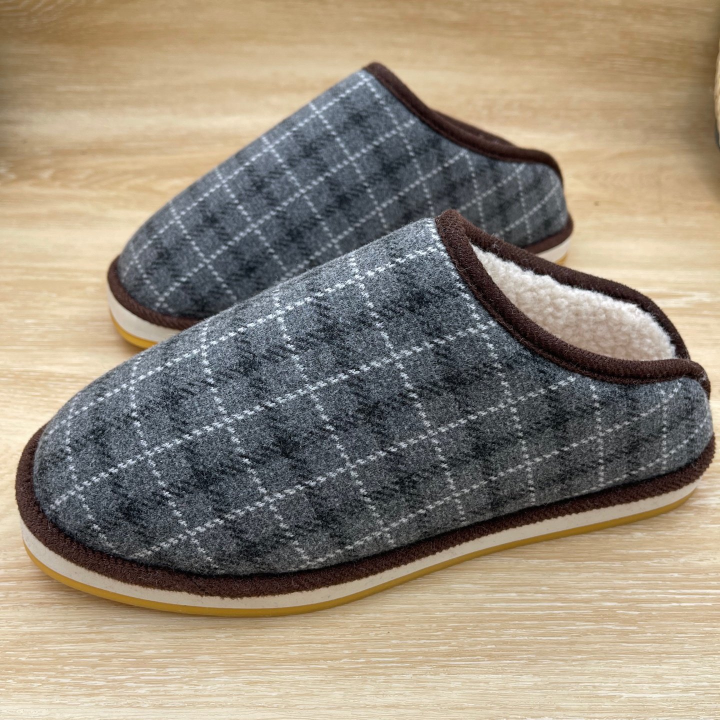 秋冬格子包头棉拖鞋情侣居家防滑女保暖鞋加绒加厚男士轻便懒人拖,居家布艺,居家棉拖/棉鞋,淘宝优惠券,粉丝福利购,淘宝优惠卷