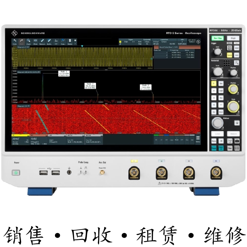 R&S罗德与施瓦茨RTO64 2064 2044 2034 2024 2014 2004示波器2002