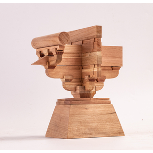 斗拱积木益智玩具体验传统文化精髓拼装建筑榫卯独乐山门檐侧柱头