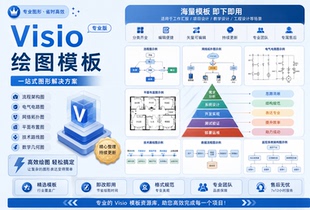 Visio流程图origin代画word图表制作组织架构图excel画图思维导图