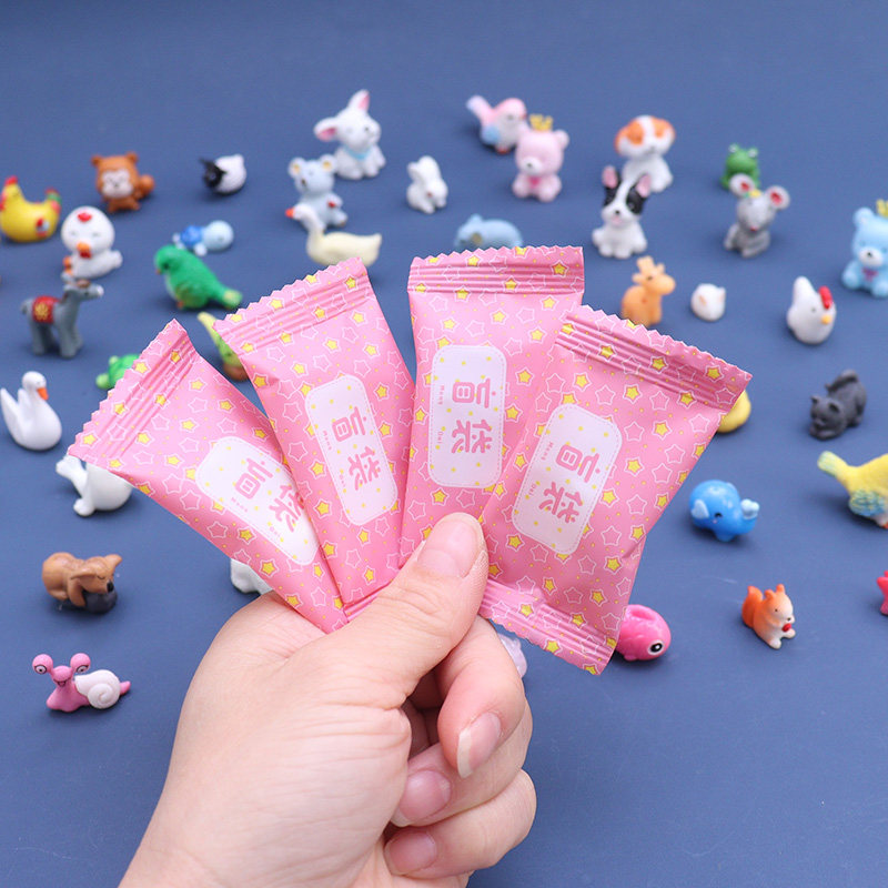 微缩仿真食玩超市盲袋迷你食物动物模型玩具精致盲盒小巧饮料瓶子