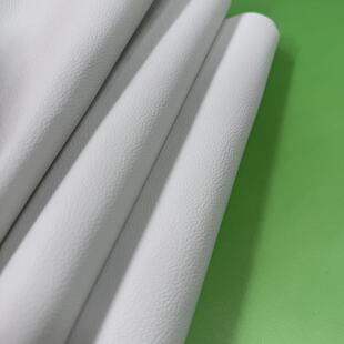 好牛 1.2mm白色荔枝纹牛皮裁片,手工皮具原料