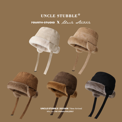 2025厚款护耳渔夫帽男女户外