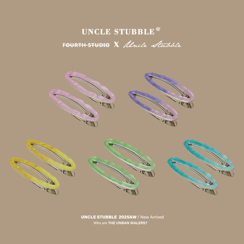 韩版多巴胺BB夹彩色渐变发夹