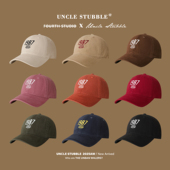 胡茬叔叔棒球帽日系简约休闲百搭鸭舌帽字母刺绣甜美学生情侣帽子