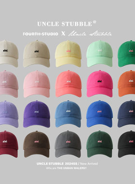 胡茬叔叔高品质棒球帽男女款纯棉软顶鸭舌帽学生户外休闲百搭帽子