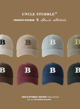 日本进口棉质棒球帽中性百搭款胡茬叔叔2025加深显脸小软顶鸭舌帽