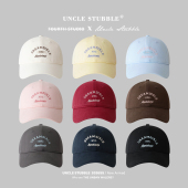 韩系休闲百搭棒球帽男女春夏清新减龄鸭舌帽宽帽檐显脸小遮阳帽子