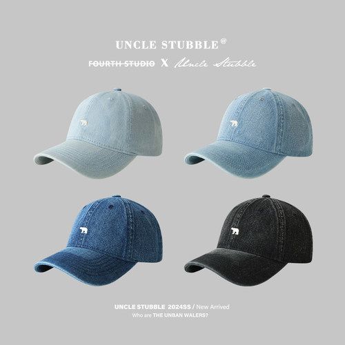 胡茬叔叔男女四季休闲棒球帽