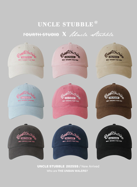 胡茬叔叔原创棒球帽2025新款男女休闲百搭鸭舌帽春夏防晒帽显脸小