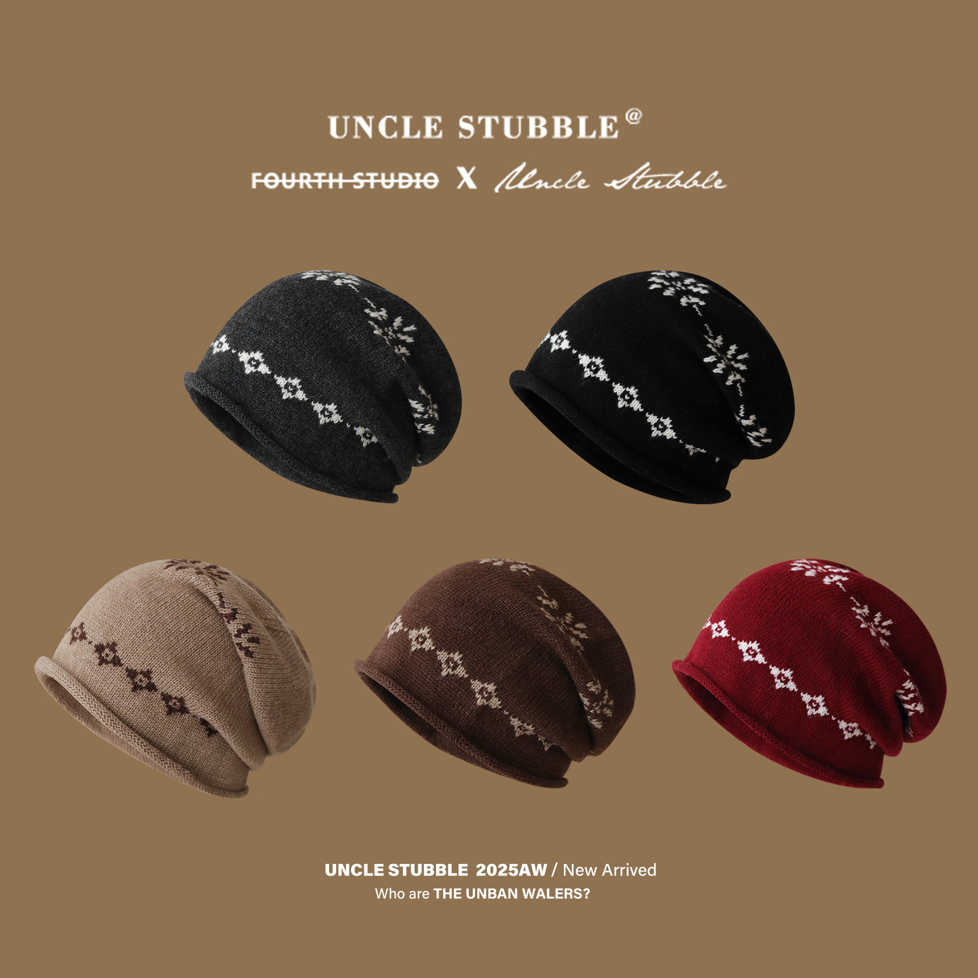 费尔岛提花卷边堆堆帽ins氛围感针织冷帽秋冬防风保暖包头帽男女,服饰配件/皮带/帽子/围巾,帽子,淘宝优惠券,粉丝福利购,淘宝优惠卷