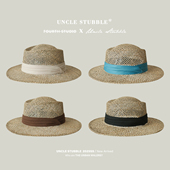 法式 咸草编织草帽高级感老钱风轻奢礼帽沙滩镂空平檐优雅帽子女士