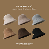 高品质羊毛混纺渔夫帽女秋冬优雅时尚 礼帽气质百搭保暖盆帽显脸小