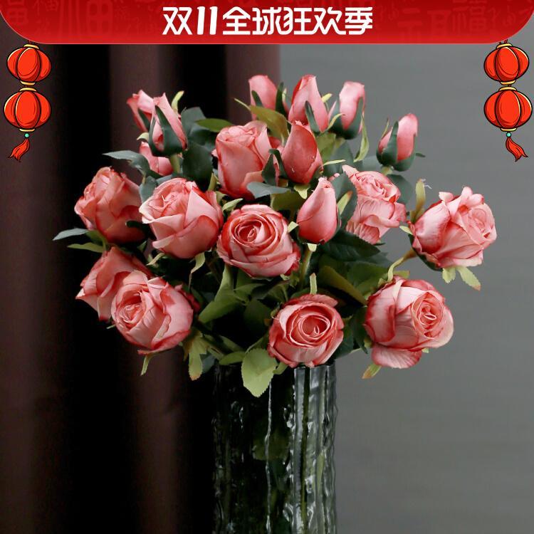 保加利亚玫瑰花仿真单支