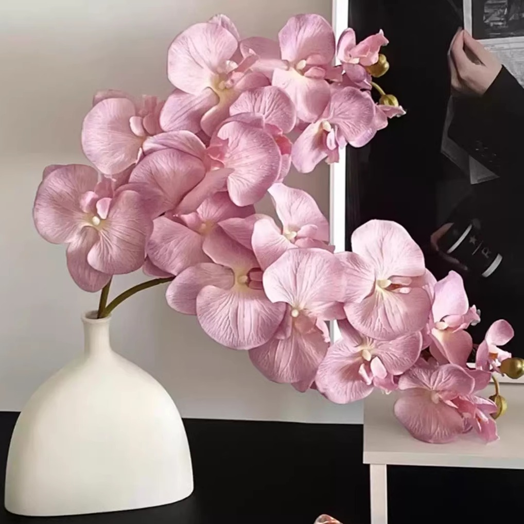 彷真花蝴蝶兰假花客厅床