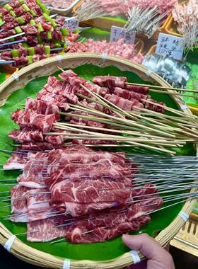 仿真大荷叶餐厅菜肴烧烤装饰摆盘绿色叶子塑料荷叶水果树叶垫盘