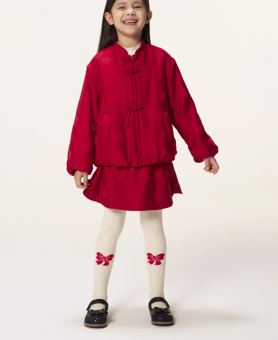 Mlatin马拉丁童装2026年春款女童幼童上衣棉服加棉外套226152211G