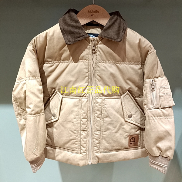 Mlatin马拉丁童装2025年冬款男童上衣外套夹克羽绒服115914908U