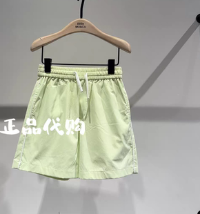 25年夏男女童休闲舒适运动短裤 KBE2SOT038 moco专柜正品 little