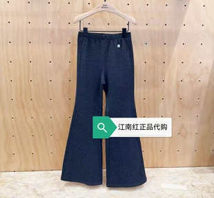 little moco专柜25冬装新款女童喇叭弹力裤修身裤KBE4PAT004