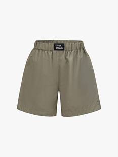 男女童亲子装 little moco童装 25夏装 KBE2SOT017 休闲松紧腰短裤