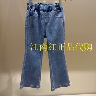 专柜正品 peace太平鸟童装 mini 新款 女童牛仔裤 2026春季 F2HAG1264