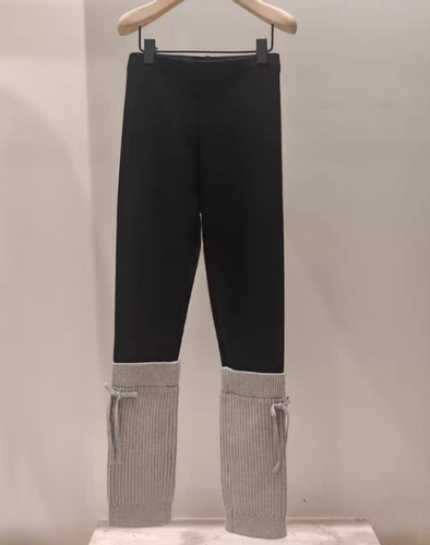 littlemoco专柜正品26年秋款女童拼接修身长裤打底裤KBF3PATT10