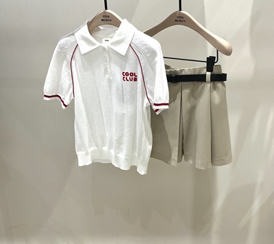 littlemoco专柜正品26年夏款男女童透气短袖针织衫T恤KBF2SWT011