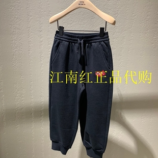 little moco童装25春装新款男女童松紧腰长裤束脚卫裤KBE1PAT001