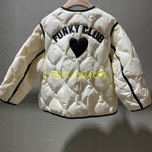 little moco专柜正品24年冬男女童蓄热轻薄羽绒服外套KBD4EIN002