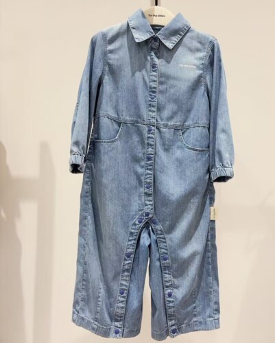 littlemoco专柜正品26年秋婴童款男女童牛仔连体衣KBF3JPSY05