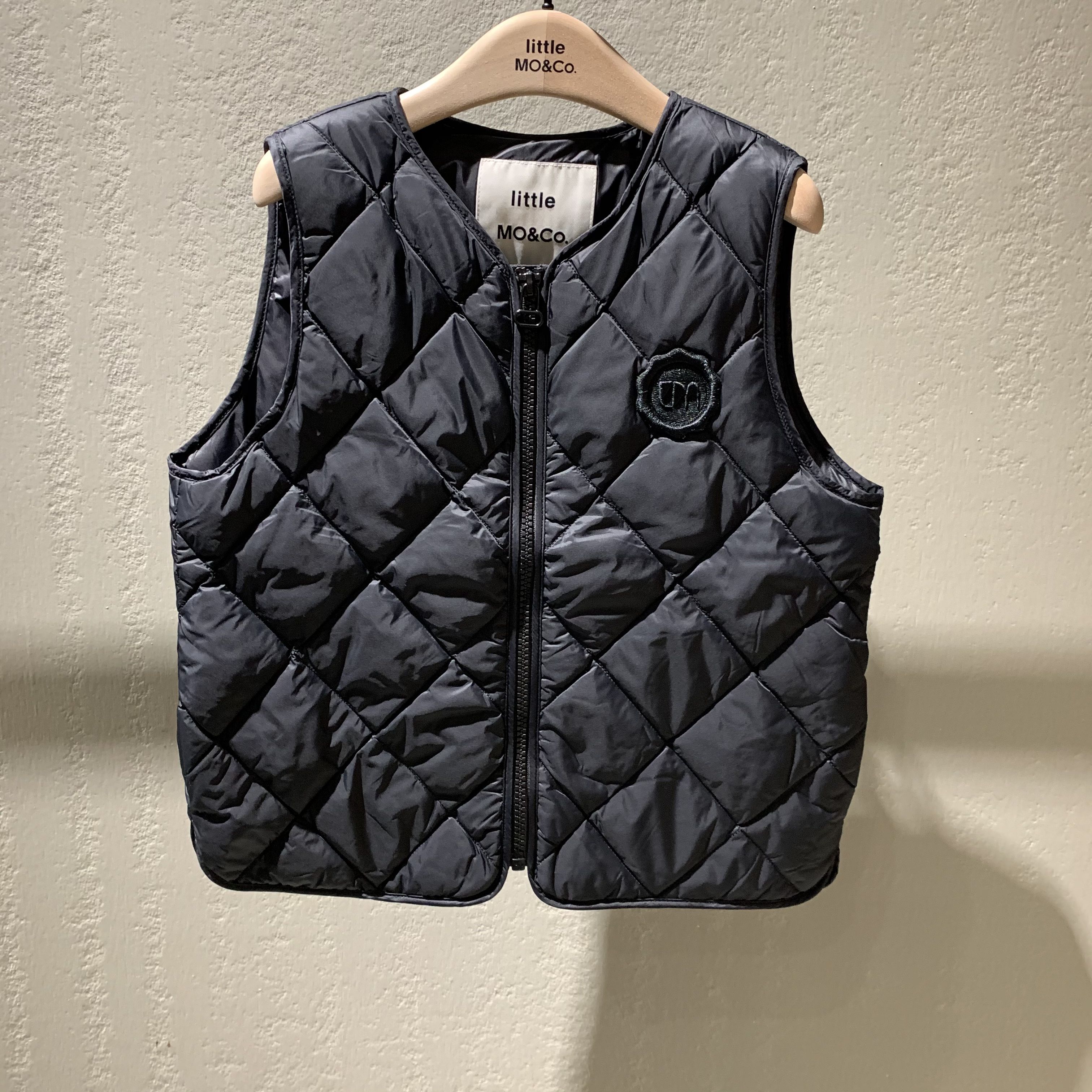 little moco童装24新款男女童无袖羽绒服背心马甲外套KBD3EIN001