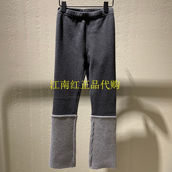 little moco专柜正品24年冬女童加绒拼接假两件打底裤KBD4PATK05