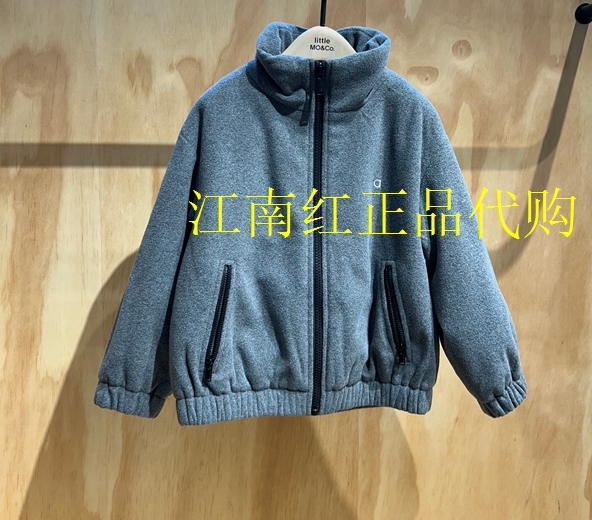 littlemoco专柜正品25年新品冬款男女童棉服外套KBE4QJK016