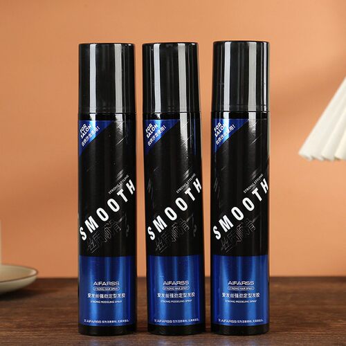 爱发丝特硬定型喷雾黑胶干胶强力喷雾发胶男女头发蓬松造型280ml