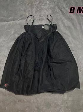 BMQ】玳购级 高定版 SHUSHUTON 纱网甜美吊带蓬蓬裙女连衣裙