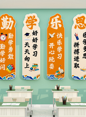 开学季墙面装饰学习氛围布置墙贴