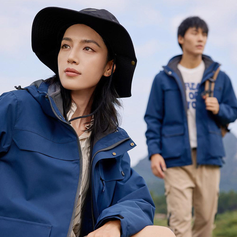 户外滑雪1990男女款二件套三合一冲锋衣登山服防风防水保暖