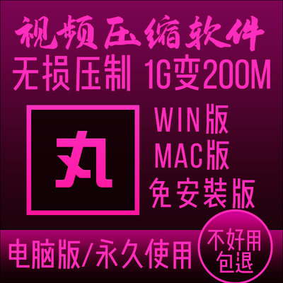 视频压缩软件小丸工具箱win免安装mac无损压制转mp4格式含教程