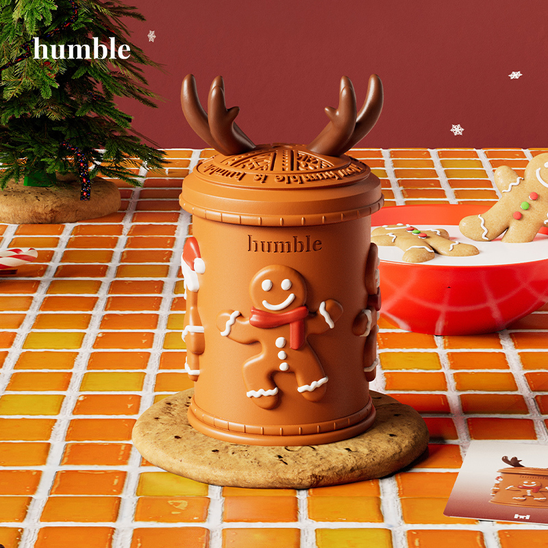 Humble圣诞节新品姜饼人香薰蜡烛