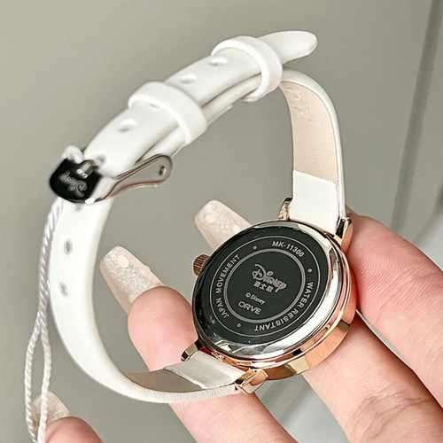 Disney迪士尼手表女款学生手表简约日历考试专用送女生生日礼物